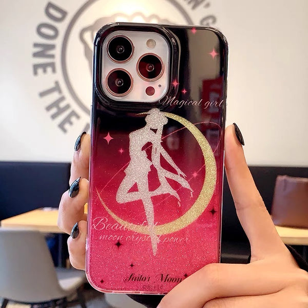 Kawaii Sailormoon Phone Case for iPhone 11/12/12pro/12pro max/13/13pro/13pro max/14/14pro/14pro max/15/15pro/15pro max PN6416