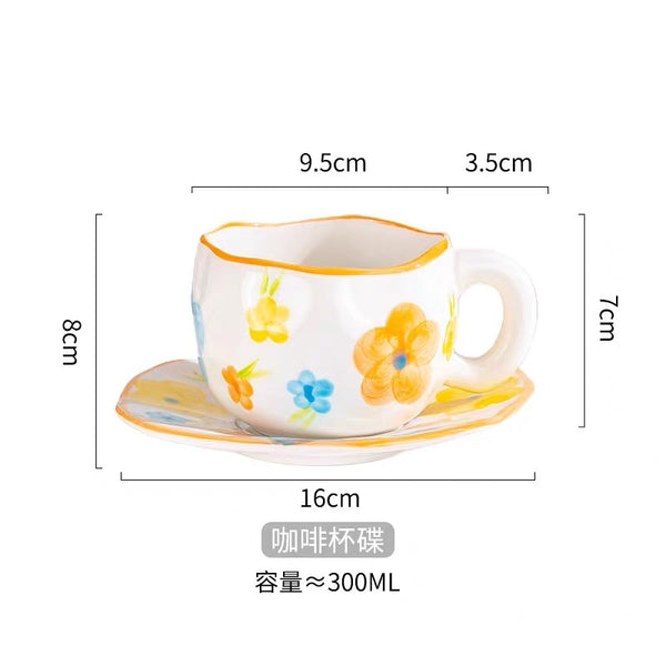 Fashion Coffee Cup Plate Set PN7216