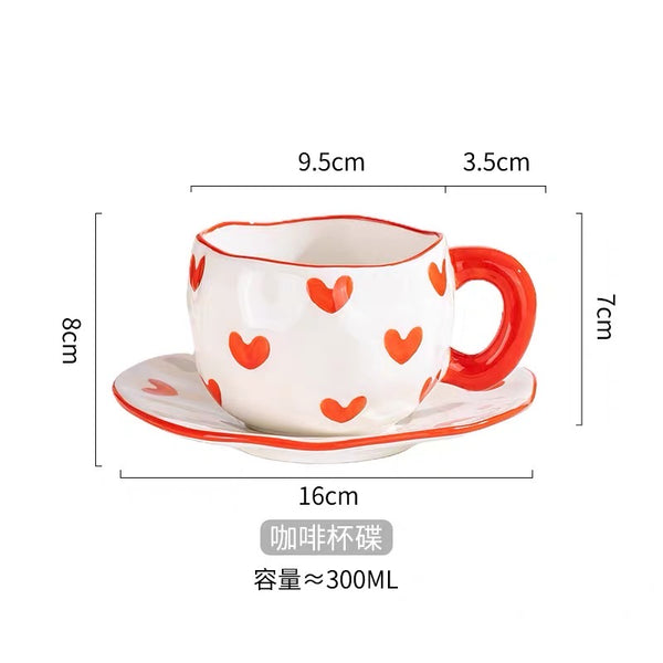 Fashion Coffee Cup Plate Set PN7216