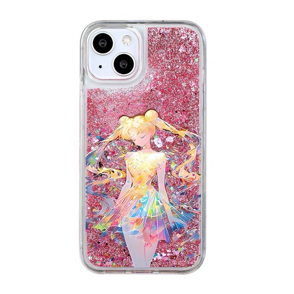 Sailormoon Liquid Phone Case for iPhone 11/11pro max/12/12pro max/13/13pro/13pro max/14/14pro/14pro max/15/15pro/15pro max/16/16pro/16pro max PN7253