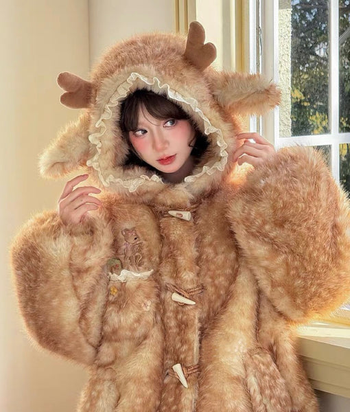 Fashion Deer Soft Coat PN7320