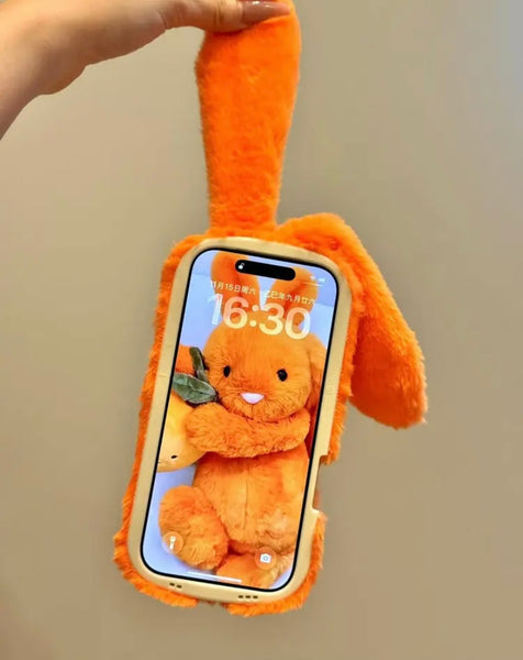 Cute Rabbit Phone Case for iPhone 11/12/12pro/12pro max/13/13pro/13pro max/14/14pro/14plus/14pro max/15/15pro/15plus/15pro max/16/16pro/16pro max/17/17pro/17pro max/17air PN7289
