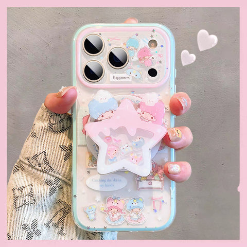 Kawaii Phone Case for iPhone 13/14/14pro/14pro max/15/15pro/15pro max/16/16pro/16pro max/17/17pro/17pro max/ PN7257