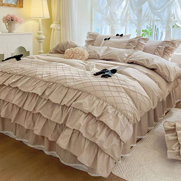 Pretty Bowknot Bedding Set PN7186