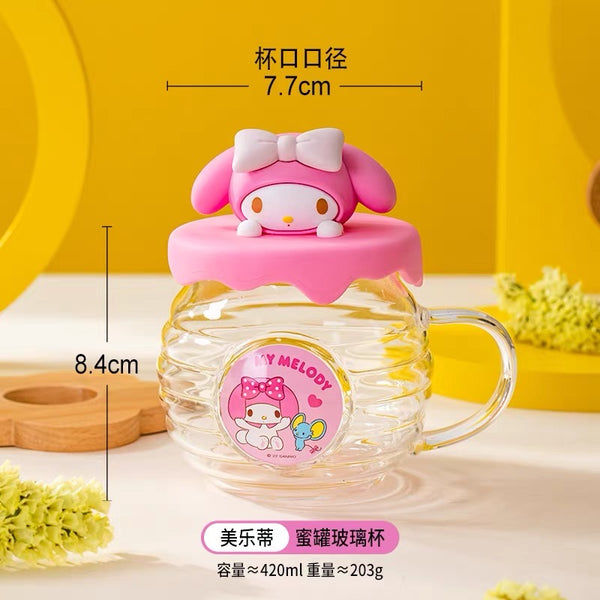 Cartoon Anime Glass Water Cups PN7264