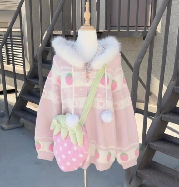 Kawaii Strawberry Coat PN7259