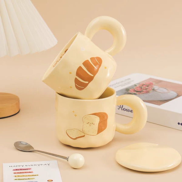 Kawaii Bread Mug PN7134