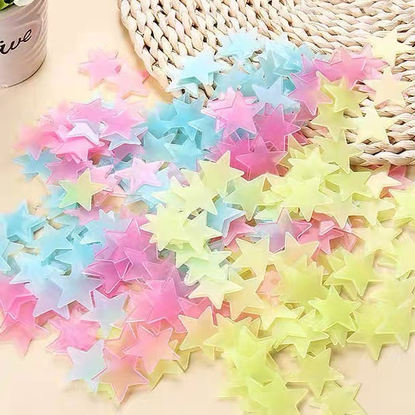 Pretty Fluorescent Star Stickers PN7166