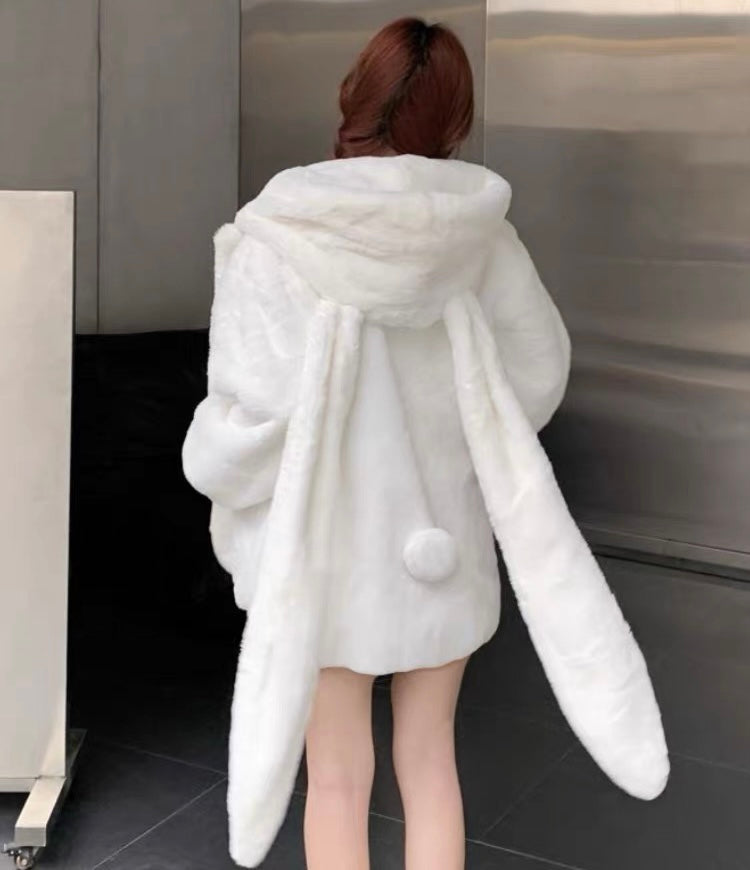 Cute Long Ear Soft Coat PN7273