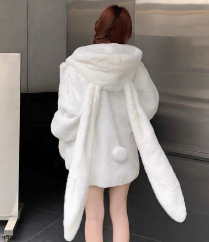 Cute Long Ear Soft Coat PN7273