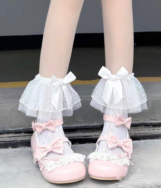 Kawaii Bowknot Socks PN7390