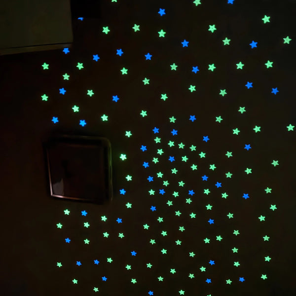 Pretty Fluorescent Star Stickers PN7166
