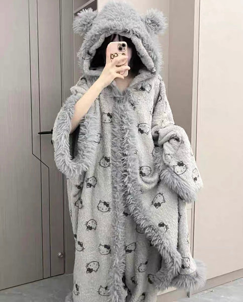 Cute Winter Pajamas Gown PN7149