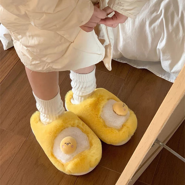 Cute Egg Winter Slippers PN7162