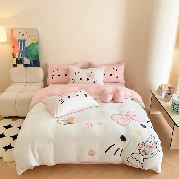Lovely Kitty Bedding Set PN7177