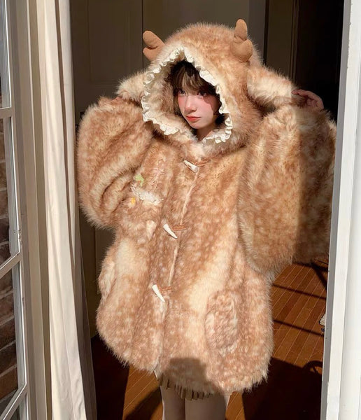 Fashion Deer Soft Coat PN7320