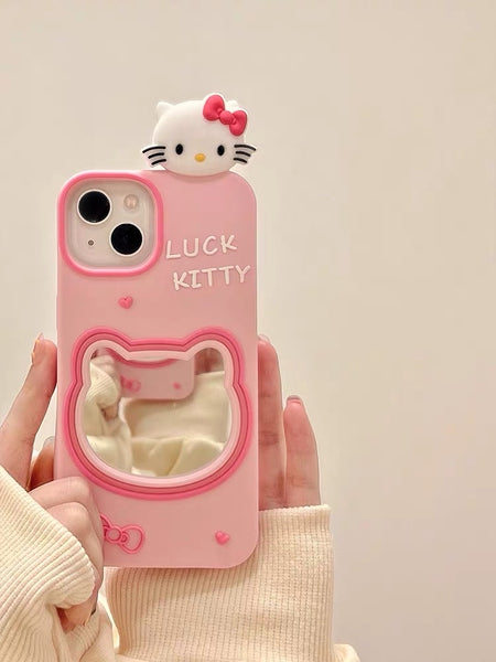 Lovely Kitty Phone Case for iPhone 11/12/12pro/12pro max/13/13pro/13pro max/14/14 pro/14pro max PN6137