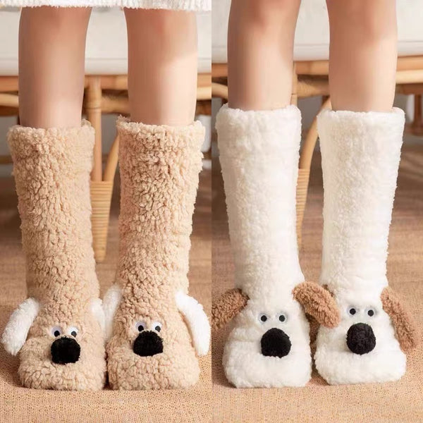 Kawaii Dog Floor Socks PN7310