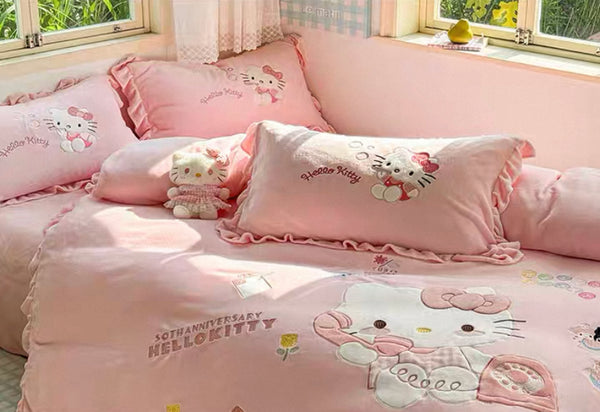 Lovely Kitty Bedding Set PN7317