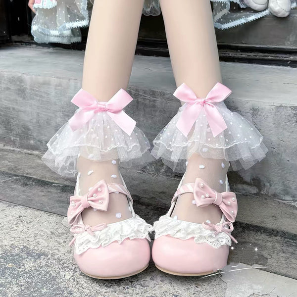 Kawaii Bowknot Socks PN7390