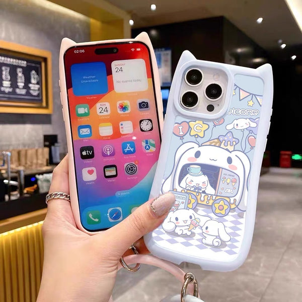 Kawaii Phone Case for iPhone 11/12/12pro max/13/13pro/13pro max/14/14pro/14pro max/15/15pro/15pro max/16/16pro/16pro max PN7156