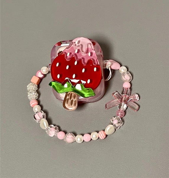 Strawberry Airpods Case For Iphone PN6744