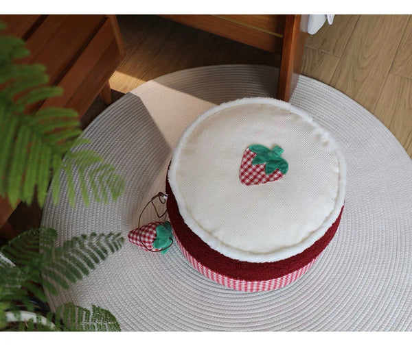 Kawaii Strawberry Seat Cushion PN7172