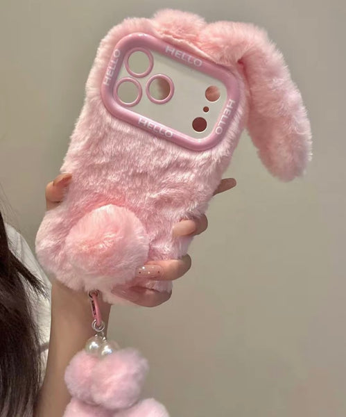 Cute Rabbit Phone Case for iPhone 11/12/12pro/12pro max/13/13pro/13pro max/14/14pro/14pro max/15/15pro/15pro max/16/16pro/16pro max/17/17pro/17pro max/17air PN7291