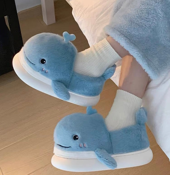 Cute Whale Parent-child Slippers PN7279