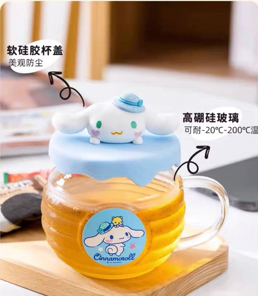 Cartoon Anime Glass Water Cups PN7264