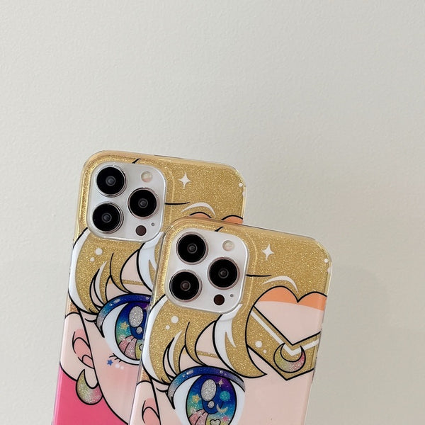Kawaii Sailormoon Phone Case for iPhone 11/12/12pro/12pro max/13/13pro/13pro max/14/14pro/14pro max/15/15pro/15pro max PN6416