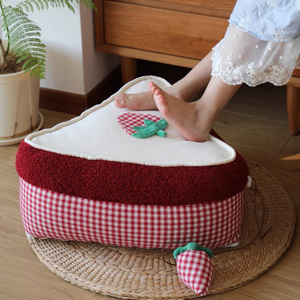 Kawaii Strawberry Seat Cushion PN7172