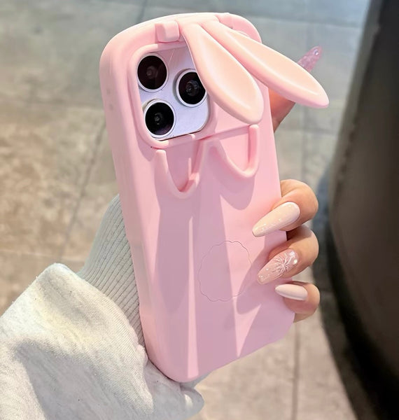 Kawaii Rabbit Phone Case for iPhone 13/14/14pro/14pro max/15/15pro/15pro max/16/16pro/16pro max/17/17pro/17pro max/ PN7400