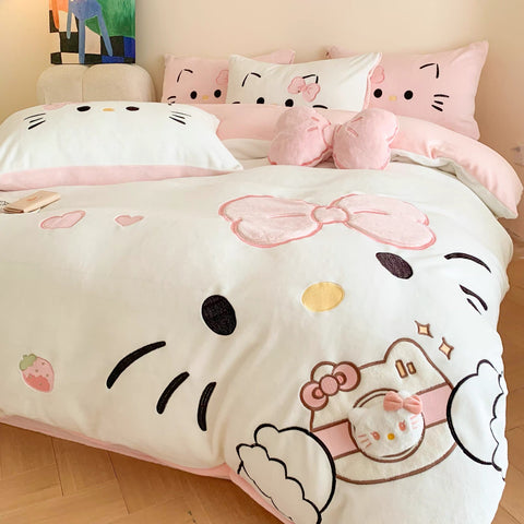 Lovely Kitty Bedding Set PN7177