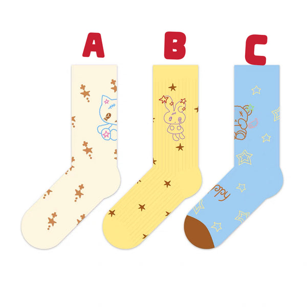 Cute Bunny And Cat Socks PN7161