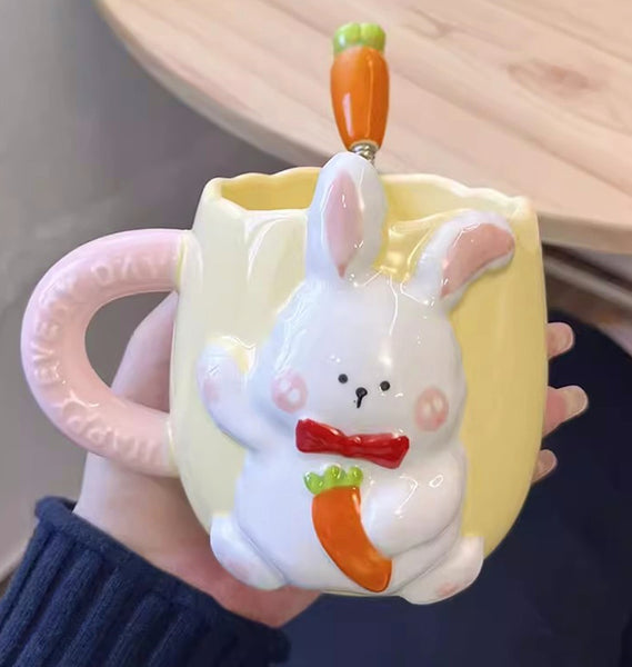 Cute Rabbit Ceramic Mugs PN6194