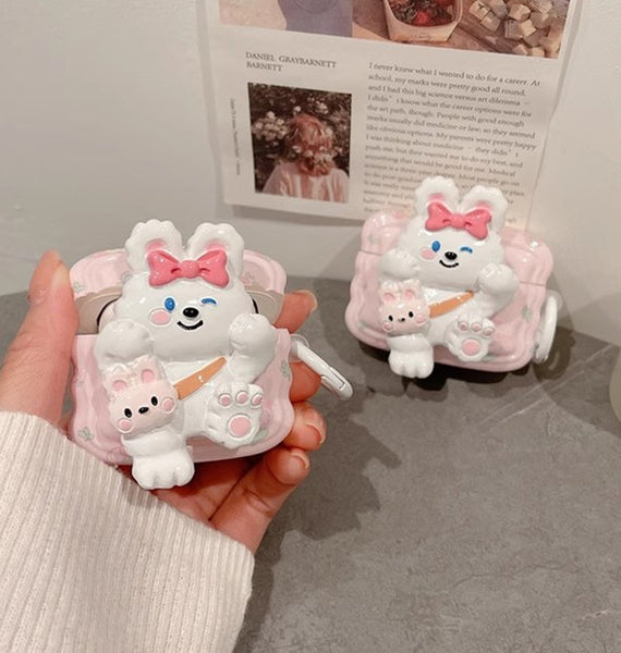 Lovely Bunny Airpods Case For Iphone PN6466