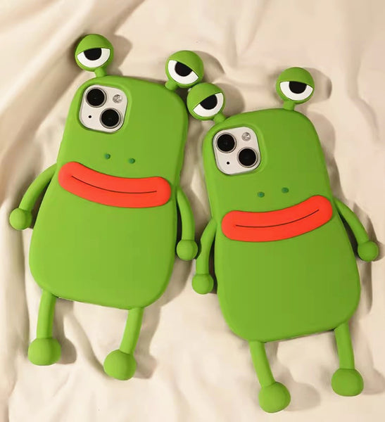 Cute Frog Phone Case for iphone 7/7plus/SE2/8/8P/X/XS/XR/XS Max/11/11pro/11pro max/12/12pro/12pro max/13/13pro/13pro max/14/14pro/14pro max PN6039