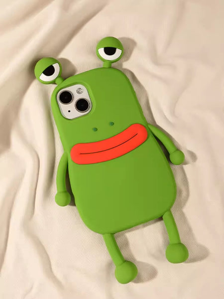 Cute Frog Phone Case for iphone 7/7plus/SE2/8/8P/X/XS/XR/XS Max/11/11pro/11pro max/12/12pro/12pro max/13/13pro/13pro max/14/14pro/14pro max PN6039