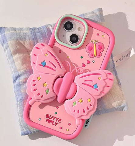 Kawaii Butterfly Phone Case for iphone 11/11pro/11pro max/12/12mini/12pro/12pro max/13/13pro/13pro max/14/14plus/14pro/14pro max PN6086
