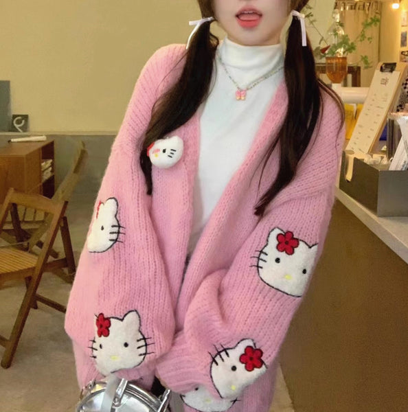 Fashion Kitty Sweater Coat PN6201