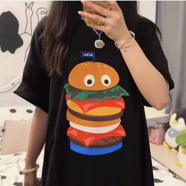 Funny Hamburger T-shirt PN6649