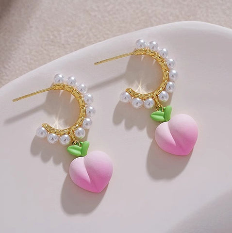 Sweet Peach Girl Earrings PN6601