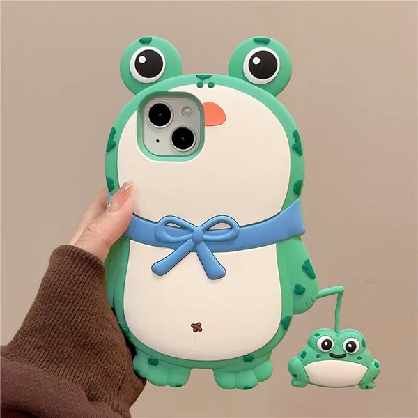 Cute Frog Phone Case for iphone 11/11pro/11pro max/12/12mini/12pro/12pro max/13/13pro/13pro max/14/14plus/14pro/14pro max PN6056
