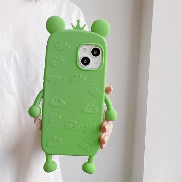 Lovely Frog Phone Case for iphone 11/11pro/11pro max/12/12mini/12pro/12pro max/13/13pro/13pro max/14/14plus/14pro/14pro max PN6209