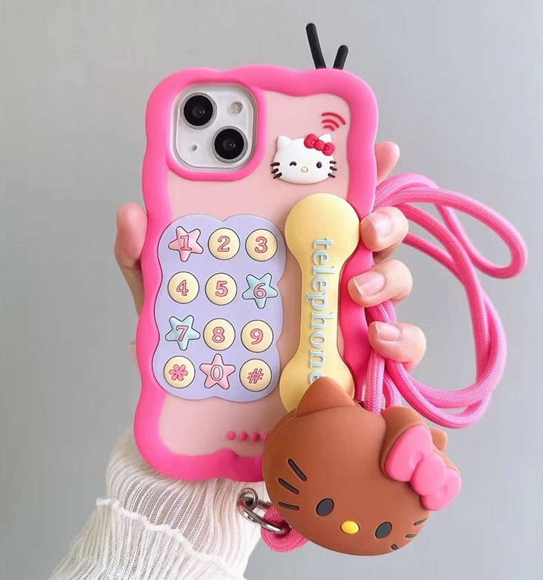 Lovely Kitty Phone Case for iPhone 11/11pro/11pro max/12/12pro/12pro max/13/13pro/13pro max/14/14 pro/14 plus/14pro max PN5973
