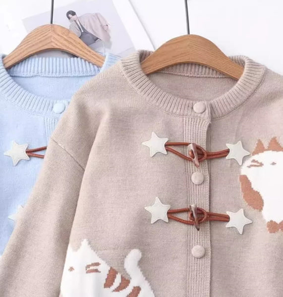 Lovely Cat Sweater Coat PN6498