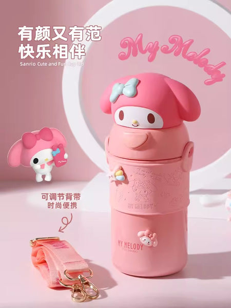 Cute Anime Vacuum Water Bottle PN6344