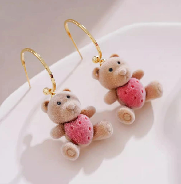Lovely Bear Girl Earrings PN6658