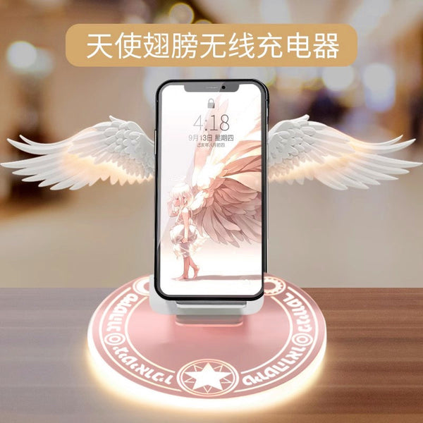 Fashion Cartoon Wings Wireless Charger PN6351